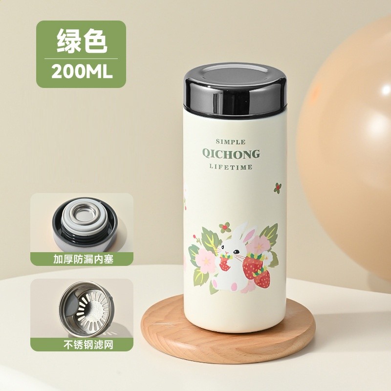 316不鏽鋼陶瓷內膽保溫杯女2026新款高顏值便攜小巧水杯ins風杯子-規格圖5