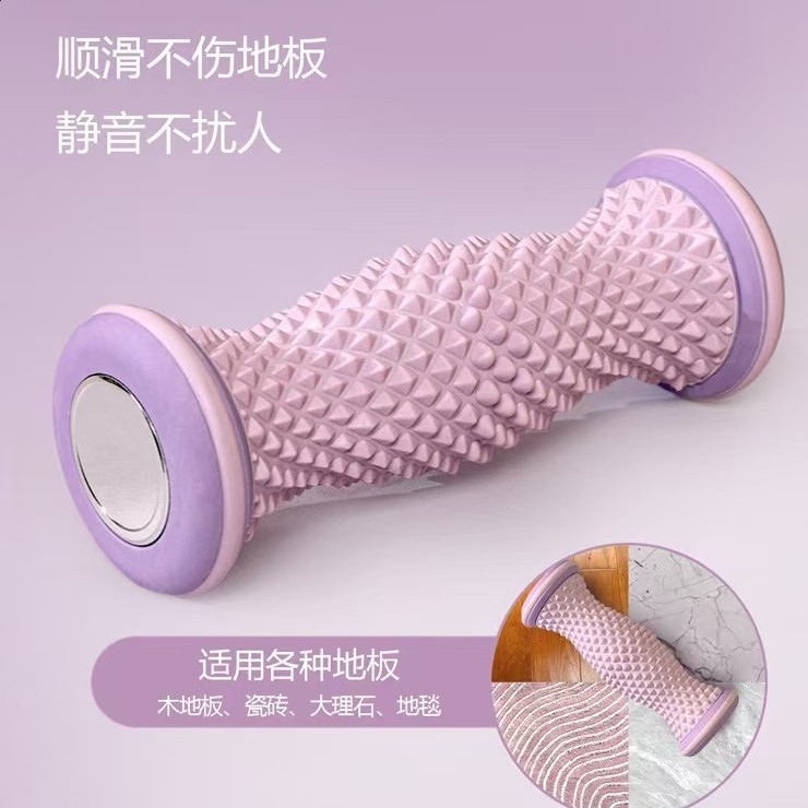 跨境足底筋膜輪瑜伽腳底按摩肌肉滾軸運動健身家用訓練肌肉放鬆-細節圖3