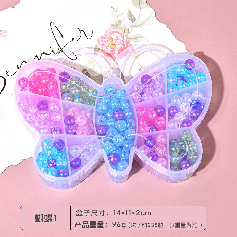 兒童串珠女孩玩具益智手工diy製作材料包手鍊項鍊飾品卡通禮盒-規格圖5