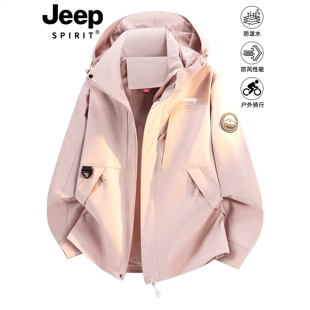 Jeep秋冬衝鋒衣女小個子超好看三合一兩件套防水戶外外套2026新款-細節圖2