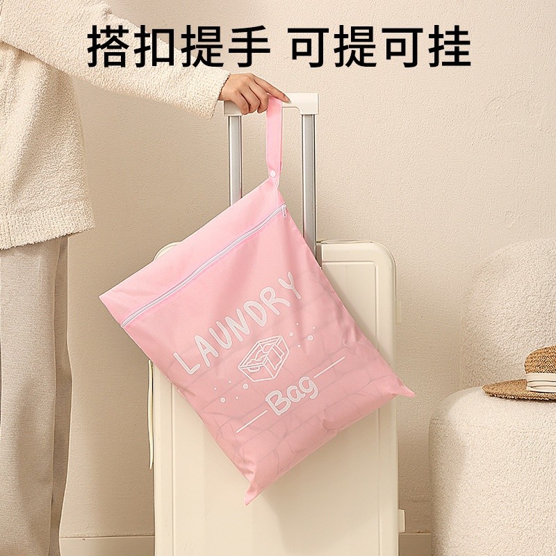 旅行收納袋大容量防水髒衣服收納包多功能便攜束口拉鍊雜物整理袋-細節圖2