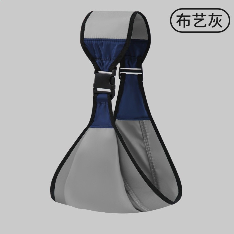 迷你嬰兒抱袋-布藝灰