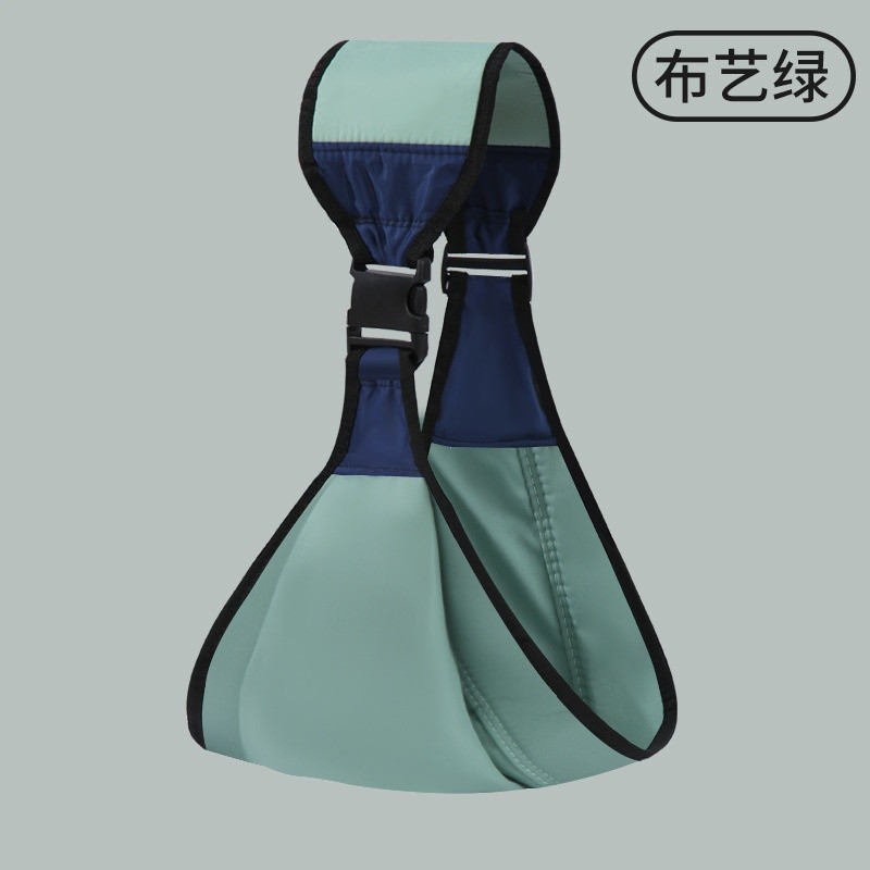 迷你嬰兒抱袋-布藝綠