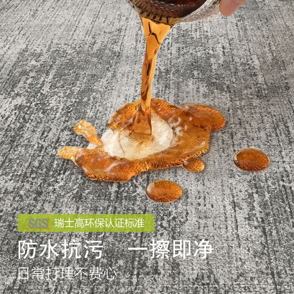 地毯客廳意式輕奢高階感灰色防水防汙易打理臥室大面積全鋪床邊毯-細節圖4