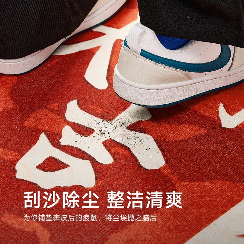 入戶門地墊2024新款蛇年喜慶門口進門墊門外室外家用腳墊耐髒加厚-細節圖2