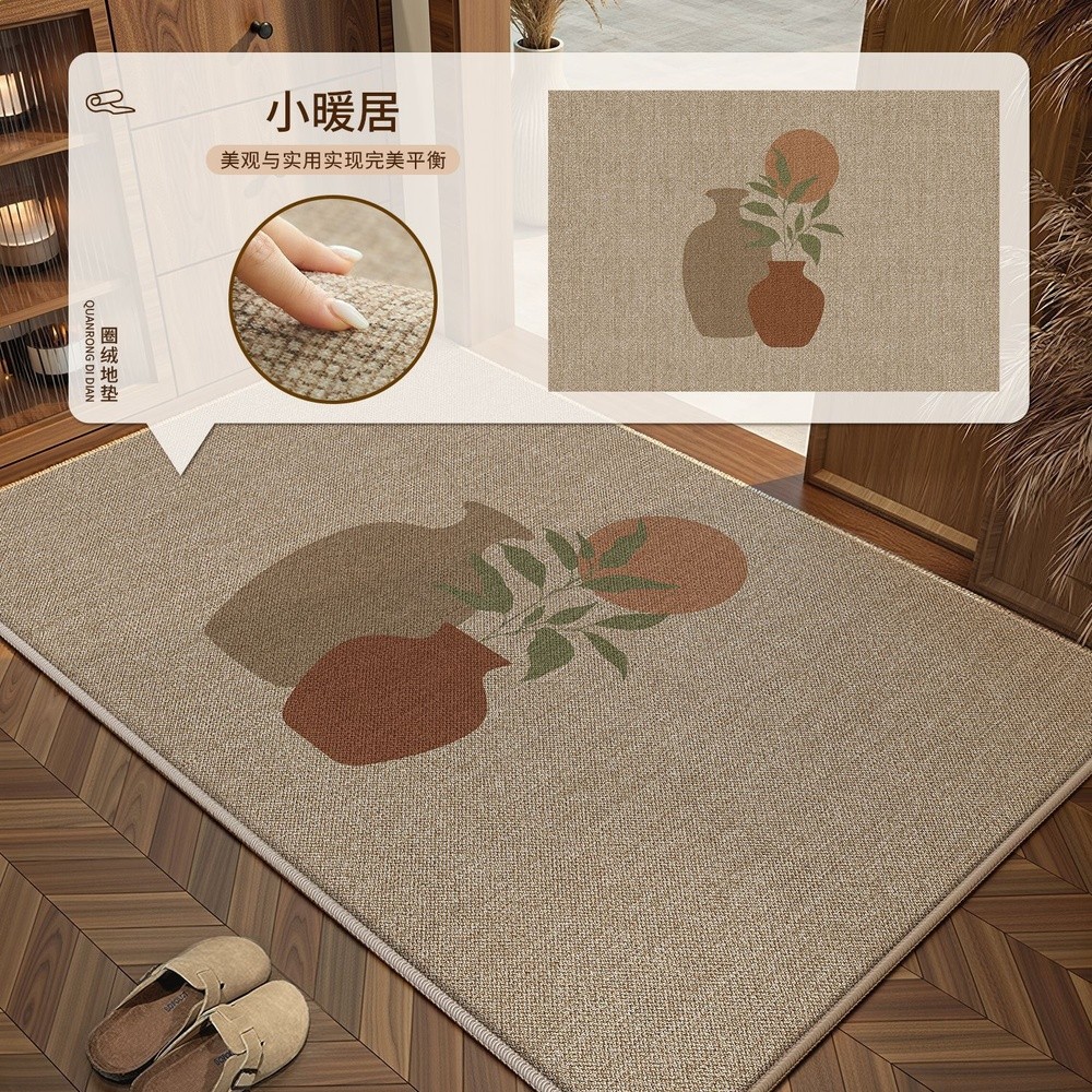 家用門墊耐髒耐磨腳踏墊入戶門進門玄關地墊防水防汙易打理地毯-規格圖5