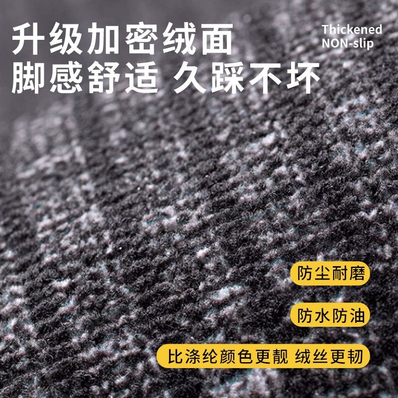 廚房地墊防滑可擦免洗圈絨新款高階吸水吸油可擦長條地毯加厚墊子-細節圖3