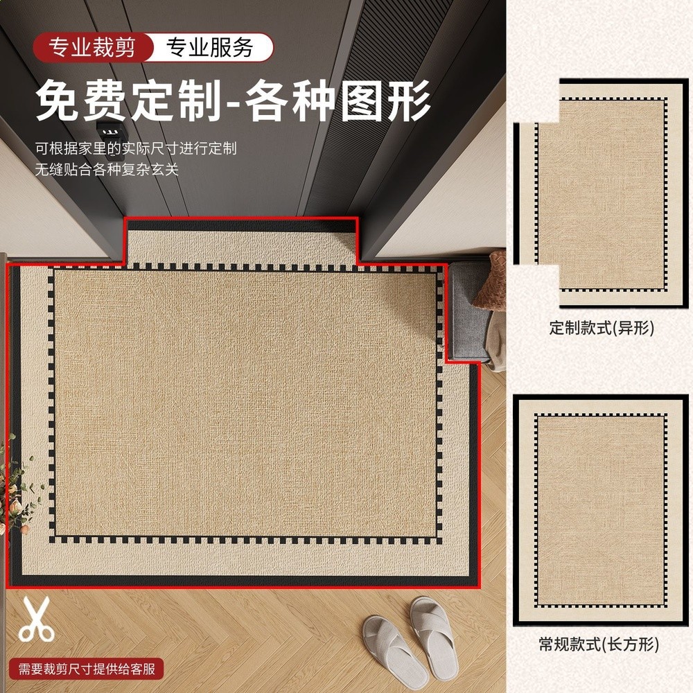 地墊入戶門進門地毯門口家用門墊防滑客廳高階入戶玄關腳墊易打理-細節圖3