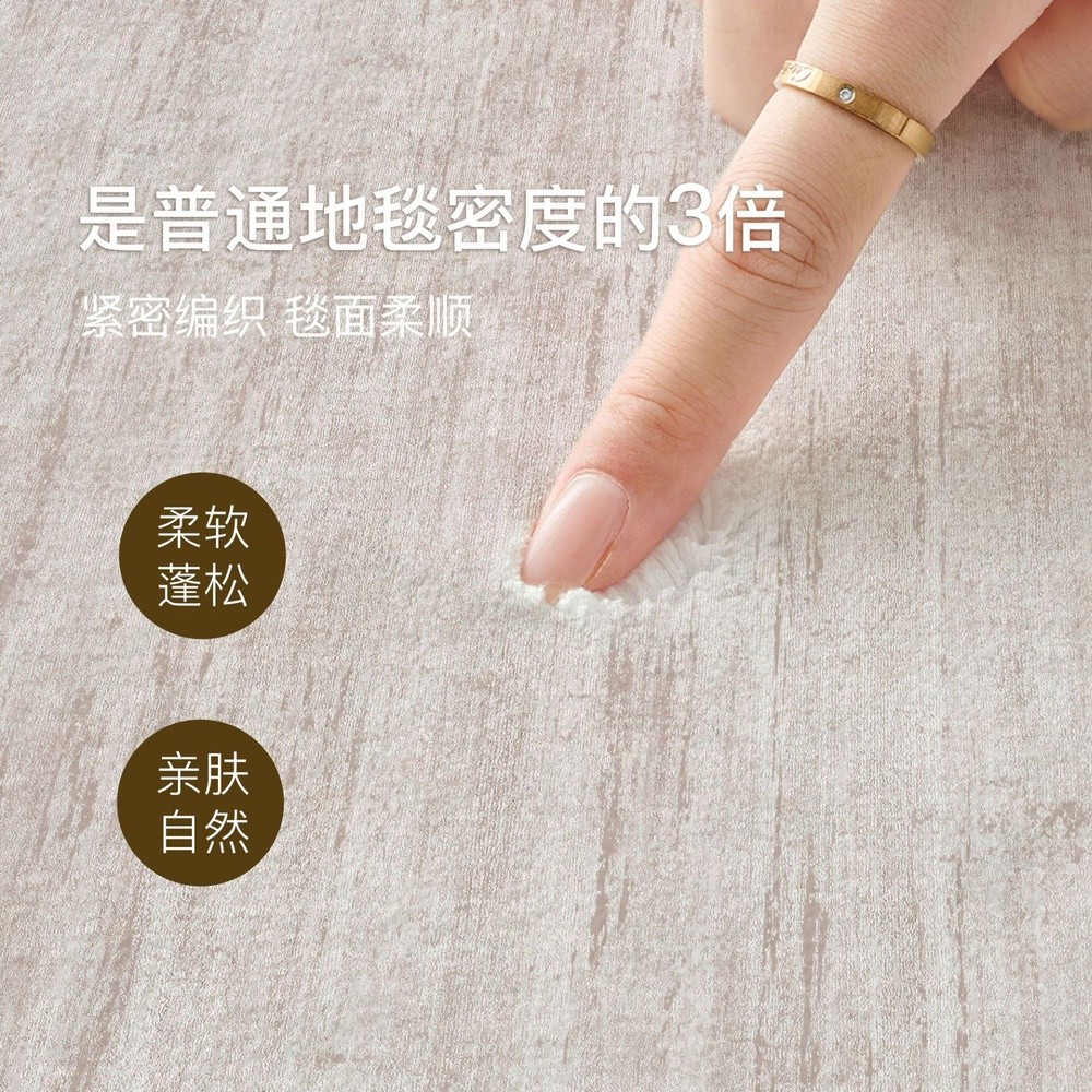 地毯客廳免洗可擦意式輕奢高階感沙發隔音墊臥室大面積全鋪床邊毯-細節圖3