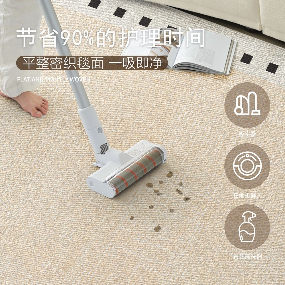 地毯客廳輕奢高階感沙發毯臥室床邊免洗可擦房間防水免打理地墊-細節圖4