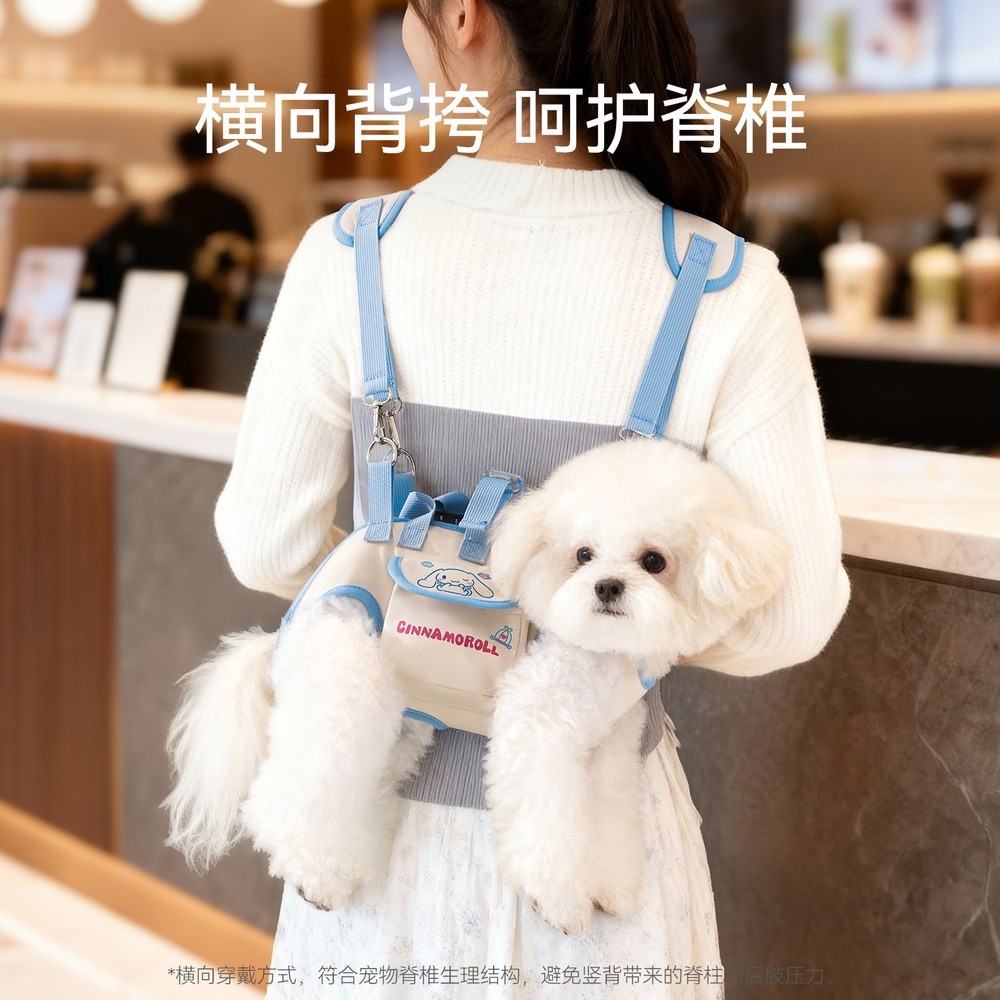 狗狗揹包小型犬貓咪便攜可斜跨手提包單肩包寵物外出包寵物遛狗包-細節圖2