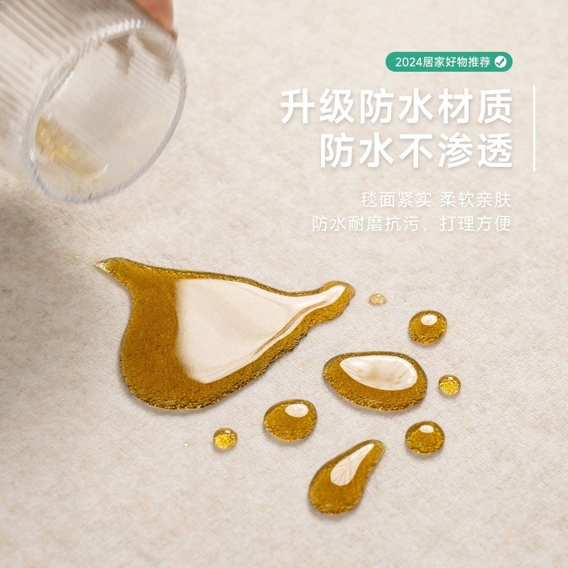 臥室床邊地毯兒童房間可愛卡通腳墊主臥床前地墊隔涼防滑加厚墊子-細節圖2