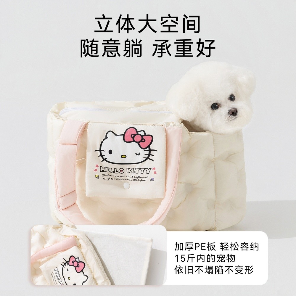 狗包外出便攜小型犬貓咪斜挎胸前背露頭大號秋冬幼貓外出行寵物包-細節圖3