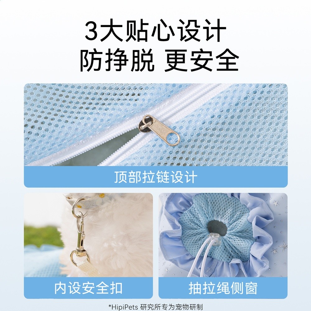 寵物便攜包純色星光貓寵輕奢出行包大空間肩帶可調節斜挎貓包狗包-細節圖3