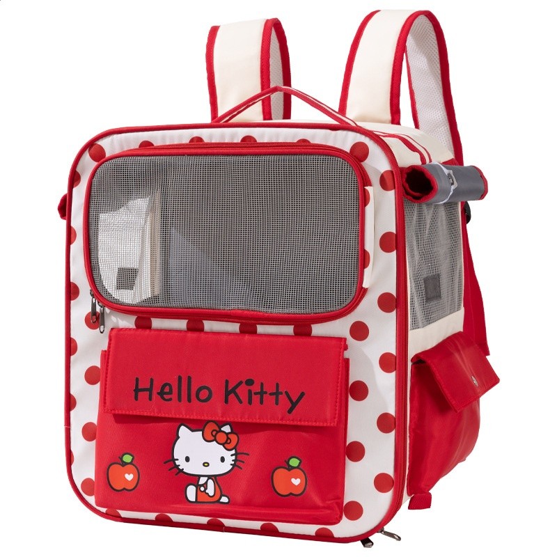 helloKitty聯名寵物拉桿箱雙層隨行艙中小型犬狗包貓咪貓包外出包-細節圖5