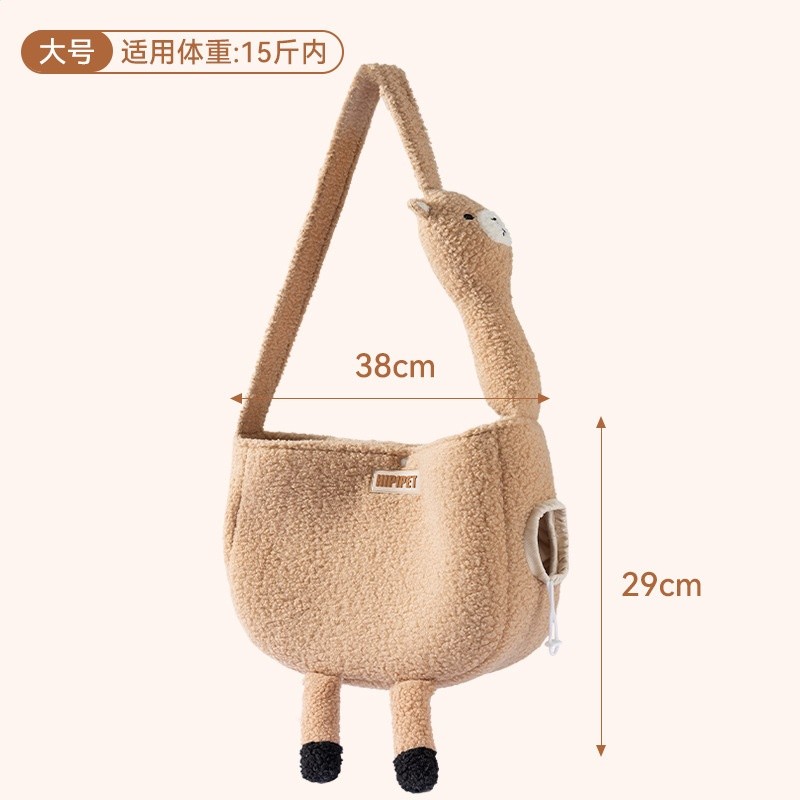 貓包萌趣造型貓咪外出包便攜貓揹包秋冬出行保暖單肩包狗狗寵物包-規格圖5