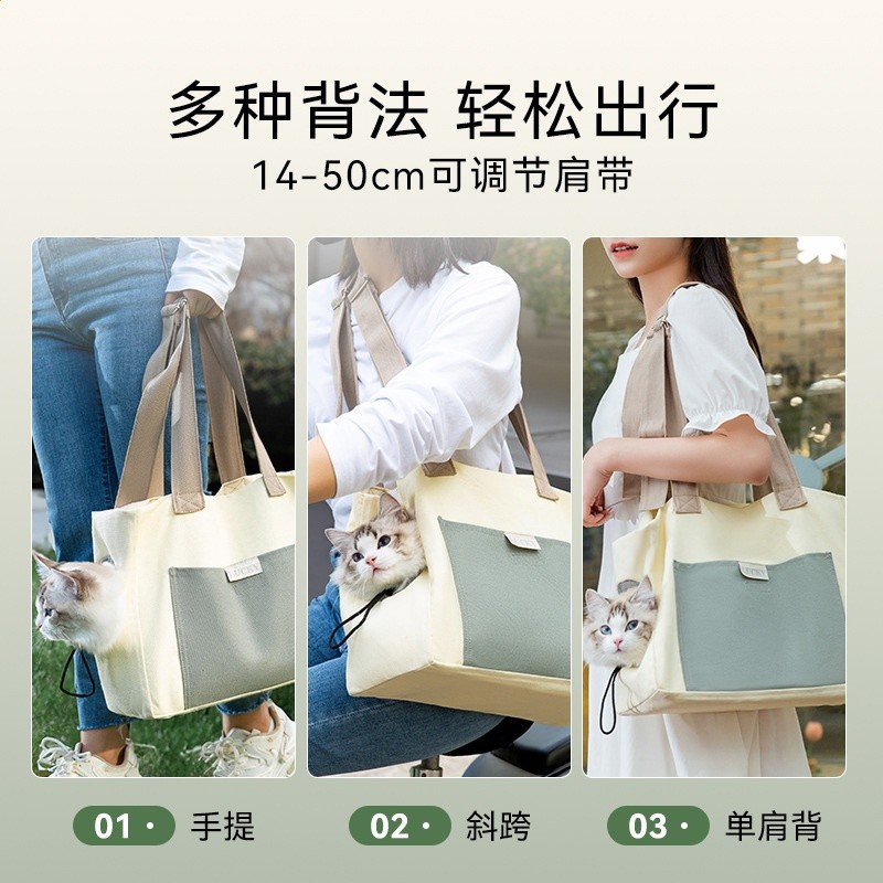 帆布寵物便攜外出貓包36*14*30cm-細節圖3