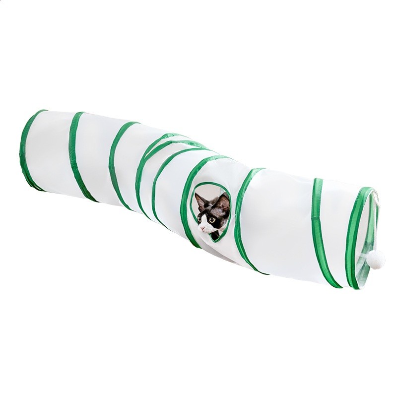 貓玩具貓咪隧道自嗨解悶神器鑽洞直筒迷宮通道消耗體力用品逗貓棒-細節圖5