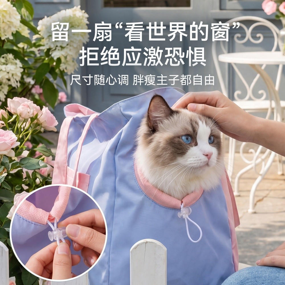 紫色多巴胺立體玩偶托特貓包-細節圖3