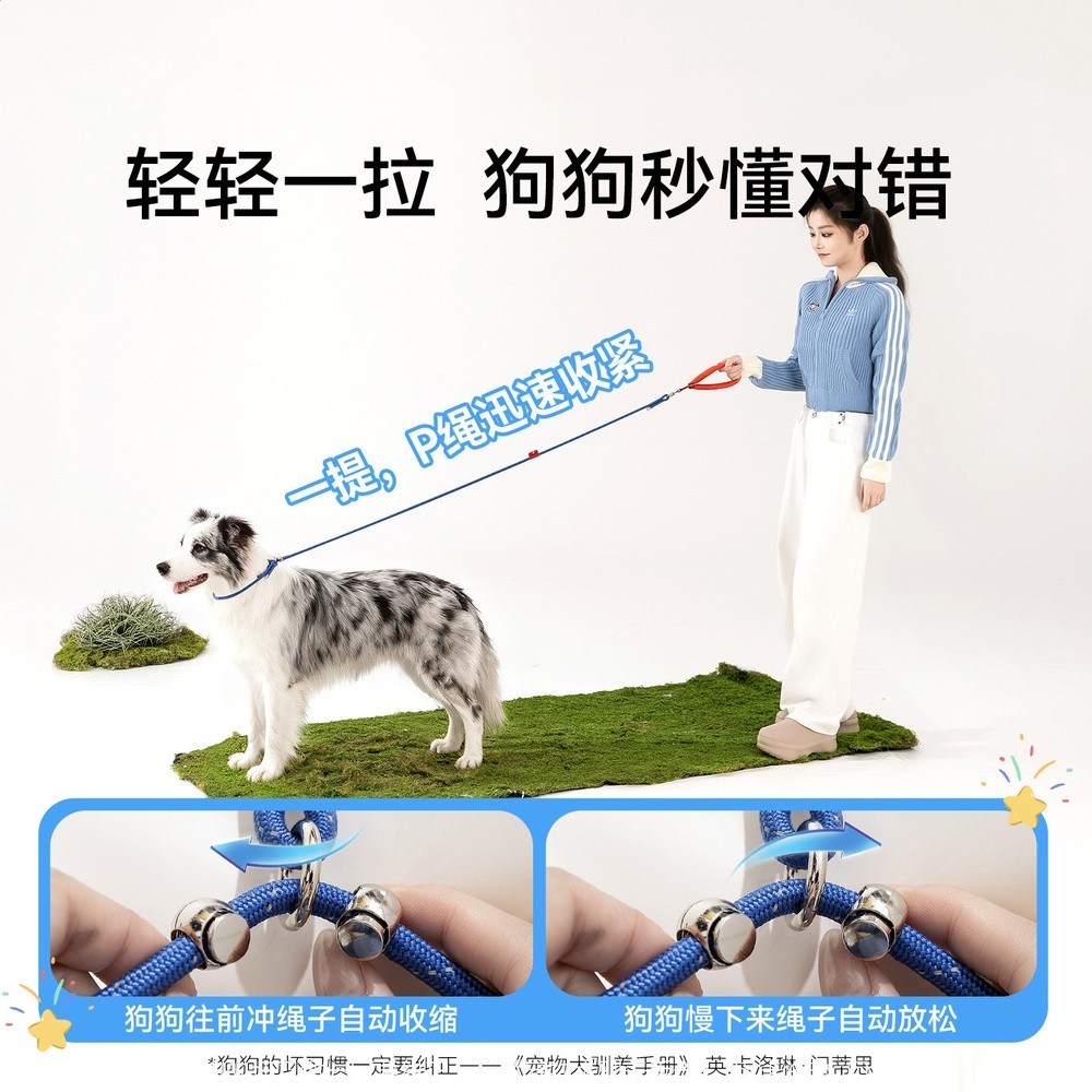 寵物牽引繩HelloKitty聯名防爆衝護手P繩小型犬中大型犬外出安全-細節圖2