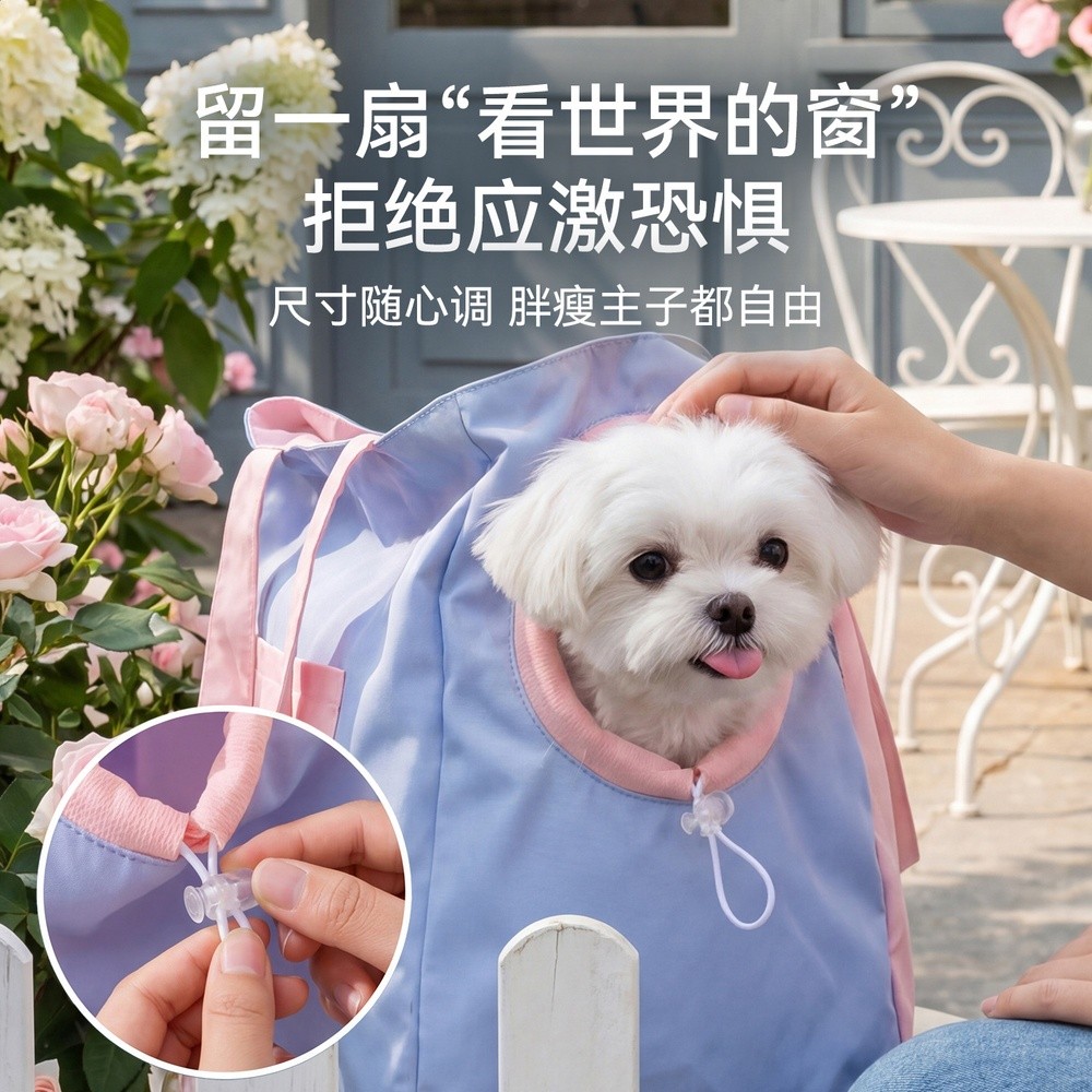 寵物外出包多巴胺立體玩偶托特貓包小型犬外出便攜單肩包可調貓包-細節圖3
