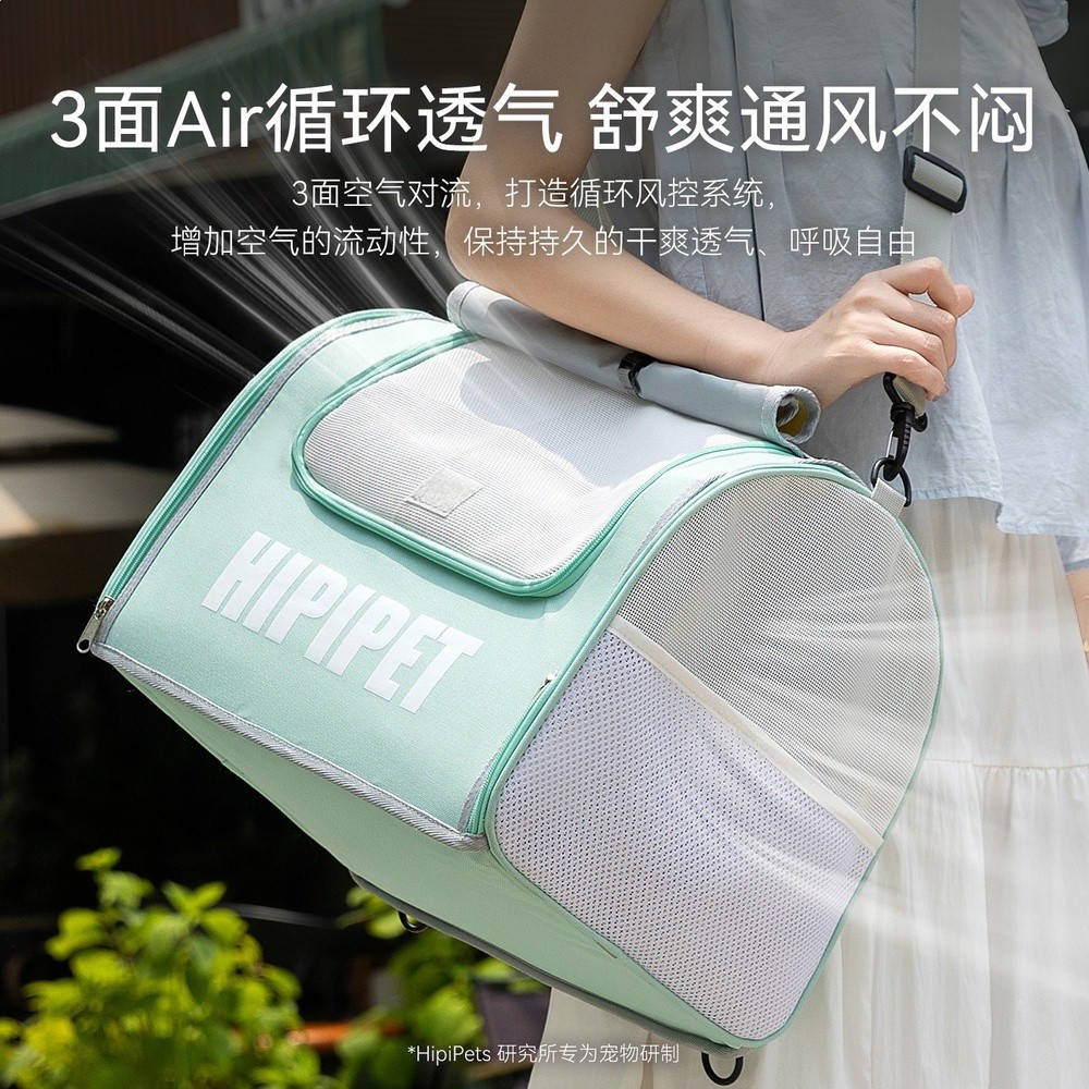 狗狗貓咪多功能拉桿包大容量雙肩包斜挎包戶外出行透氣寵物包用品-細節圖2