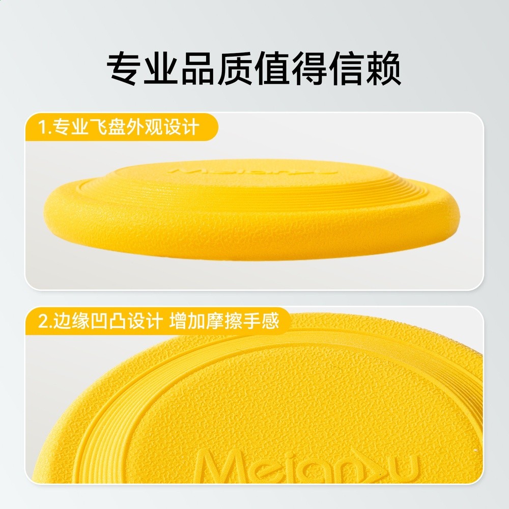 狗狗飛盤玩具可浮水邊牧柯基中大型犬互動耐咬寵物狗玩具訓練巡迴-細節圖3