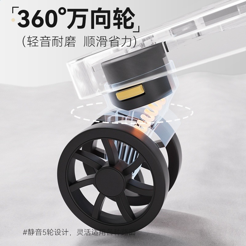 寵物拉桿箱貓咪狗狗拉桿箱外出便攜大容量寵物雙肩包皮質防水保溫-細節圖4