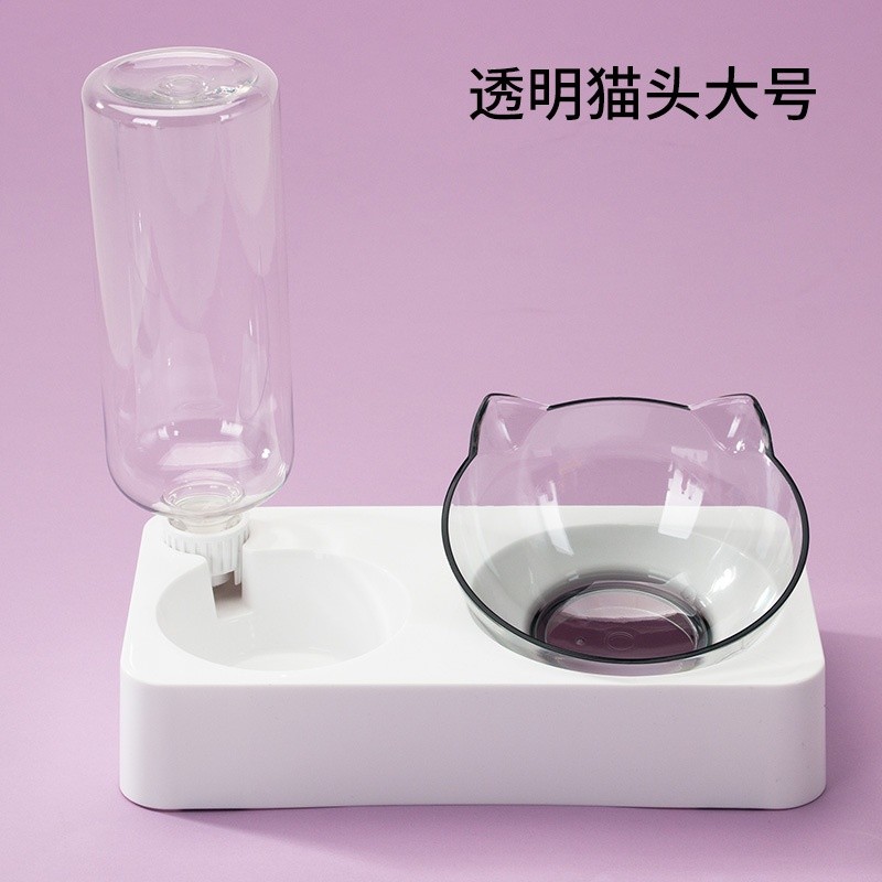 透明貓頭碗大號
