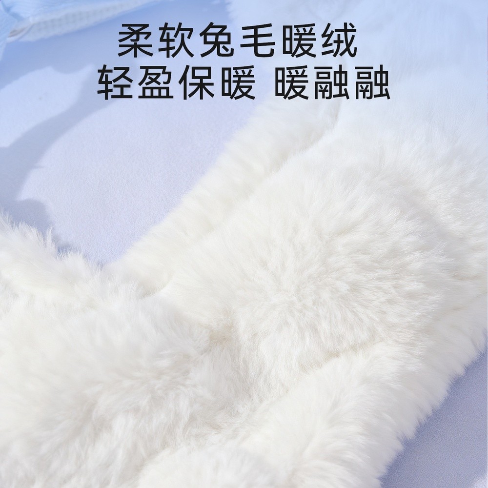 小狗狗胸揹帶聯名款秋冬季毛絨牽引繩泰迪博美小型幼犬外出遛狗繩-細節圖4