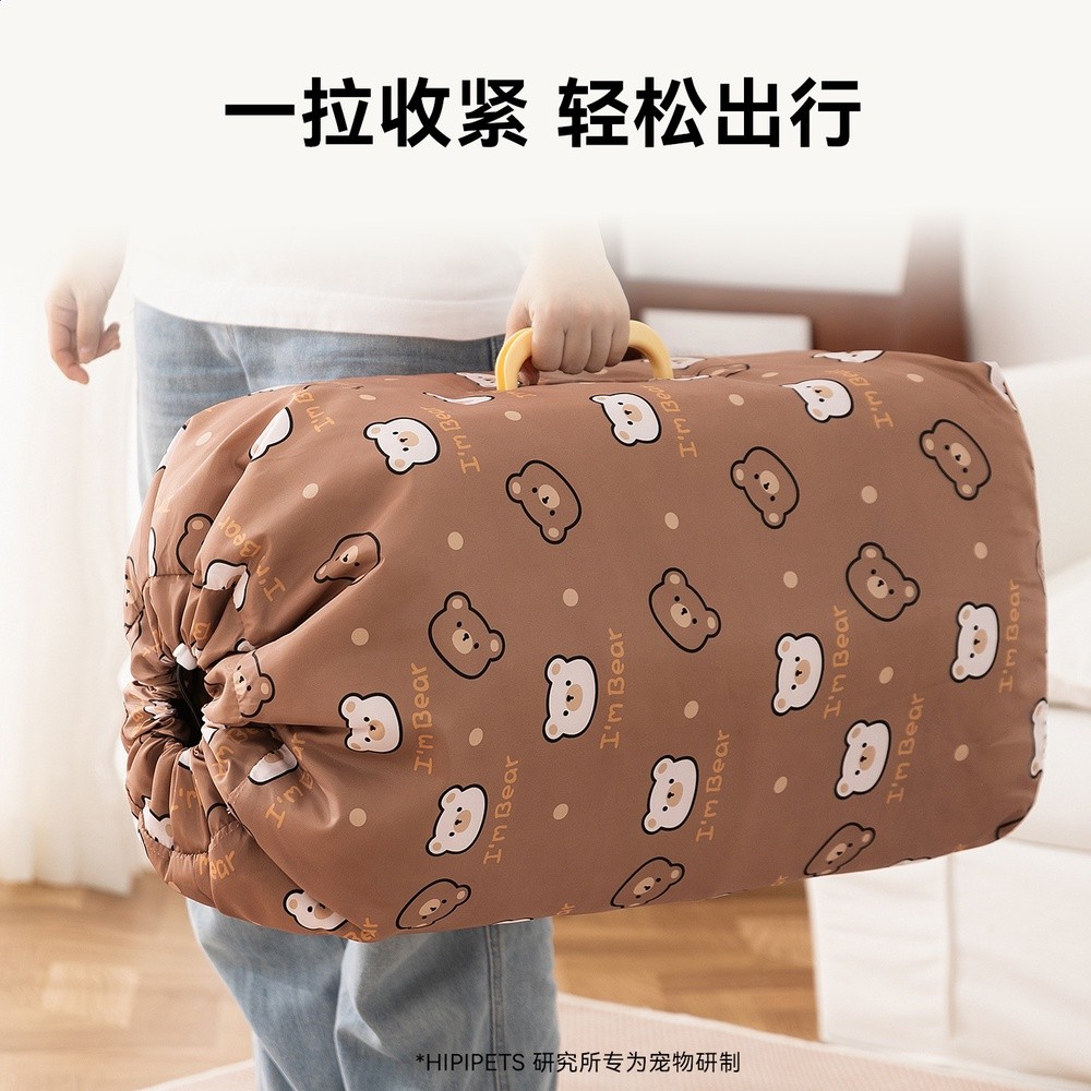 秋冬加厚防風波音式航空箱保暖套小型犬貓咪加厚防水外包寵物包套-細節圖4