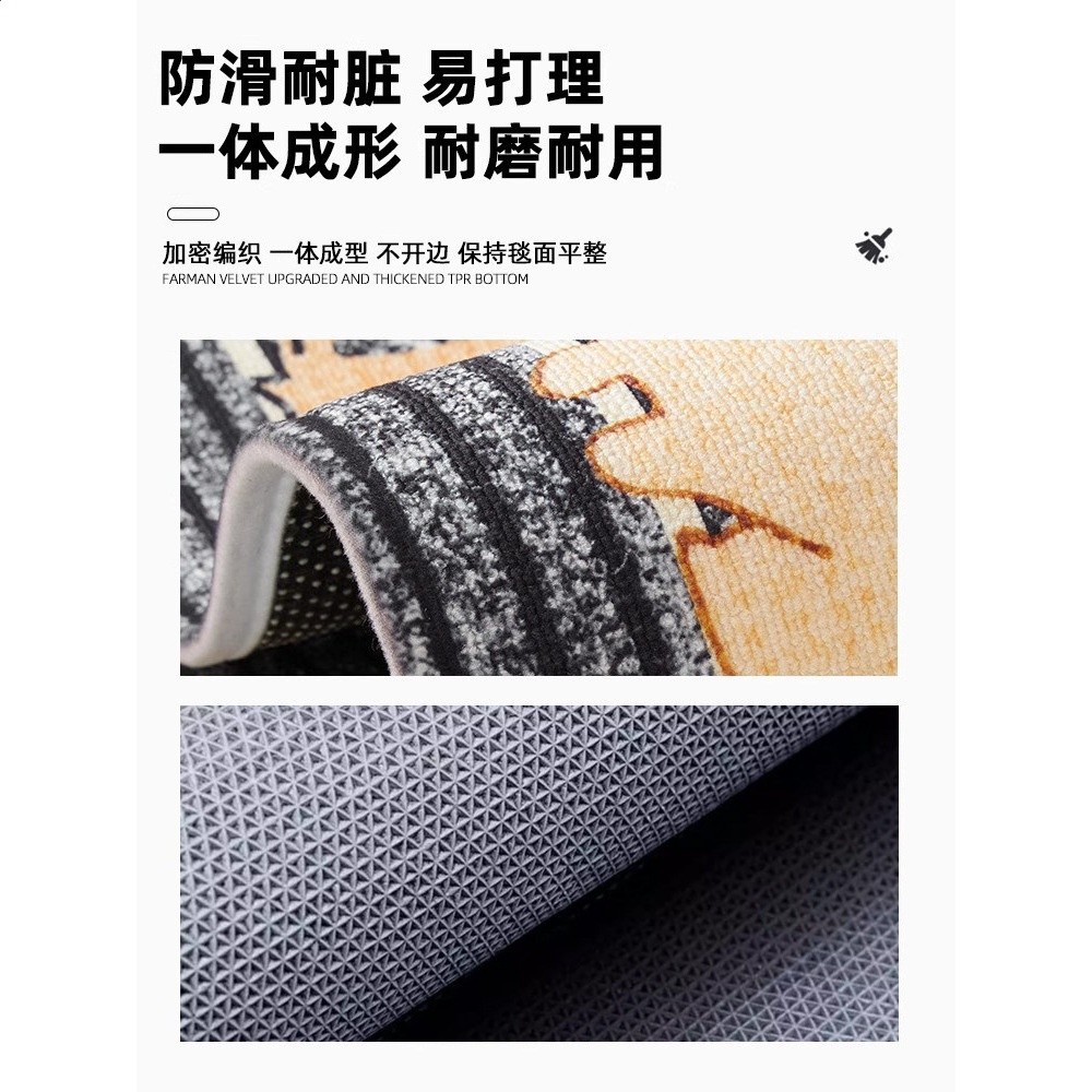 卡通圖案入戶門地墊玄關門口灰腳墊進門門墊入門外大地毯2025新款-細節圖3