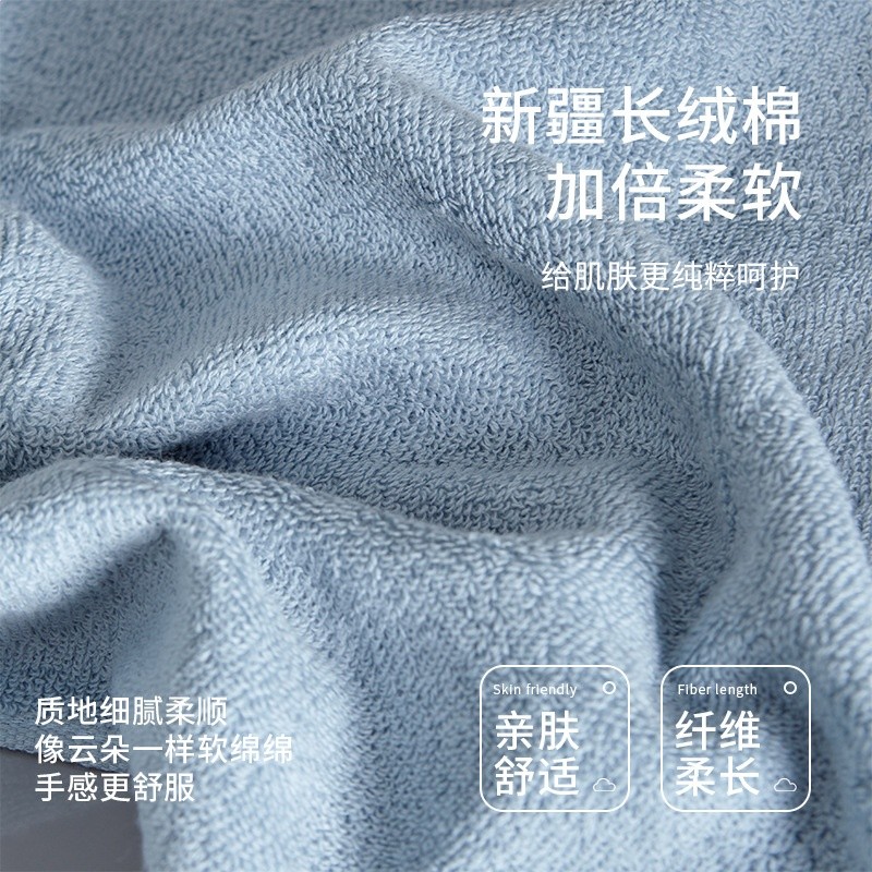 純棉毛巾柔軟吸水家用2025新款成人洗臉洗澡全棉面巾浴巾情侶款-細節圖3