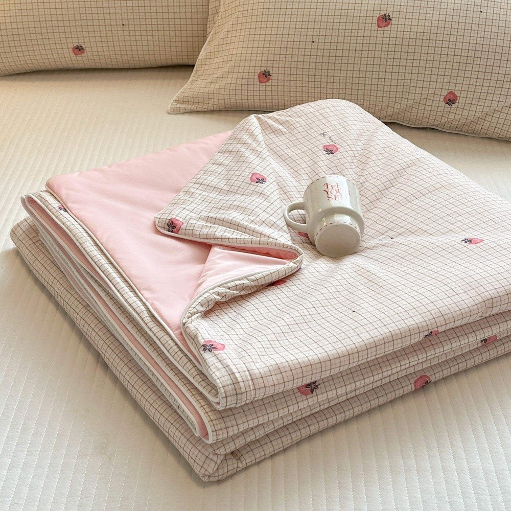 超柔涼感冰絲夏涼被空調被2026新款夏季被單人可機洗薄款被子被芯-規格圖5