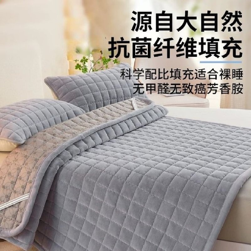 秋冬加厚牛奶絨床單單件冬季加絨被單珊瑚絨冬天家用宿舍單人床單-細節圖3