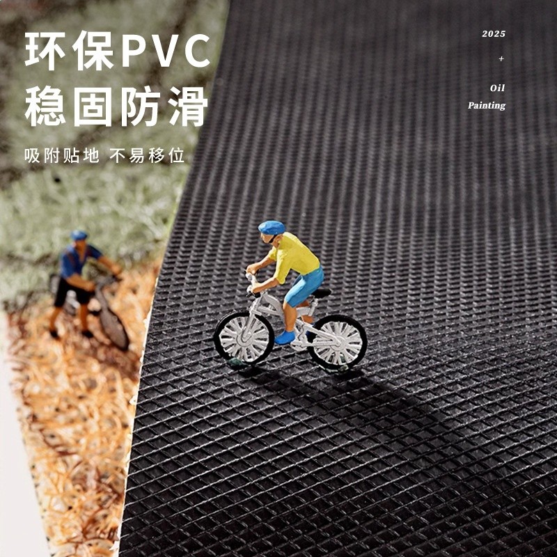 高階感純色條紋入戶門地墊絲圈門口進門腳墊門外入門門墊家用地毯-細節圖2