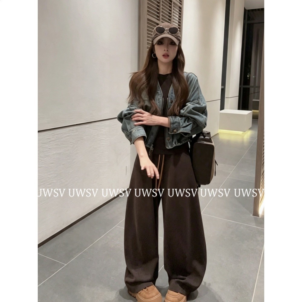 安南UWSV D08286復古小個子寬鬆單排扣口袋V領牛仔外套-細節圖3