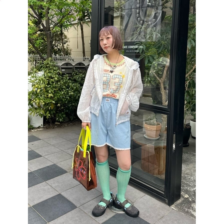 CP 美少女的防曬外套 夏日可愛壓褶紋理圓點 透氣薄款連帽拉鍊-規格圖5