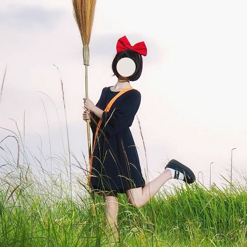萬聖節女巫cosplay角色扮演服魔女宅急便親子演出服魔女琪琪cos服-細節圖4
