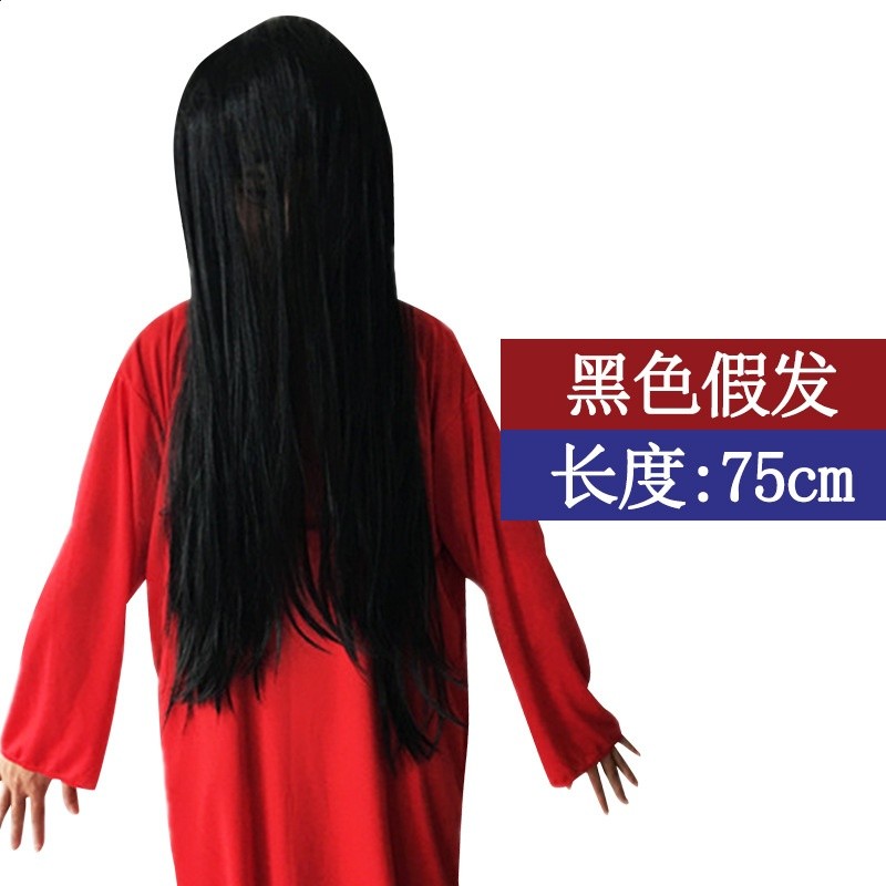 萬聖節黑白無常服裝 成人cos死神衣服清朝殭屍貞子恐怖鬼衣演出服-規格圖5