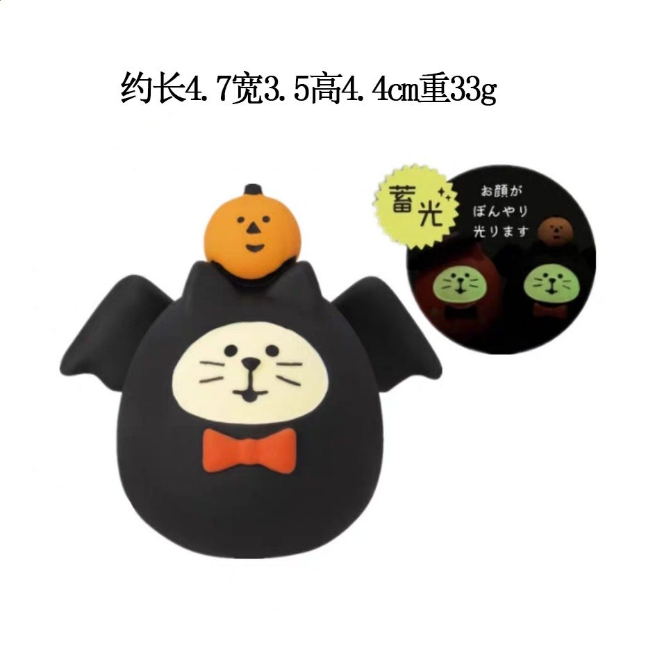 萬聖節擺件2025新款創意潮玩盲盒手辦ZAKKA 日式貓樹脂工藝品擺件-規格圖5