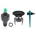 【綠美滴灌噴灌降溫工程】PD3~360度自動旋轉農用果樹灌溉園林草坪灑水器(噴嘴紅綠黃藍隨機出貨)-規格圖9