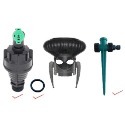 【綠美滴灌噴灌降溫工程】PD3~360度自動旋轉農用果樹灌溉園林草坪灑水器(噴嘴紅綠黃藍隨機出貨)-規格圖9