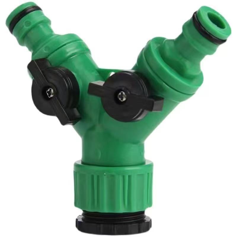 【綠美滴灌噴灌降溫工程】0307~4分6分分叉奶嘴接頭快接三通球閥-規格圖2