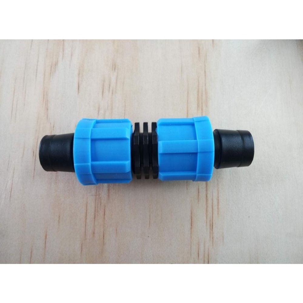【綠美滴灌噴灌降溫工程】3103~Φ16mm滴灌帶鎖扣直通【保證正廠部品】-細節圖2