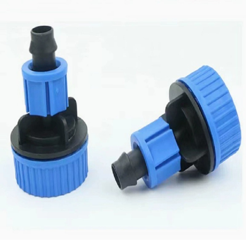 【綠美滴灌噴灌降溫工程】3110~16mm 鎖母末端沖洗閥(PE管.滴灌管.滴灌帶通用)-細節圖4