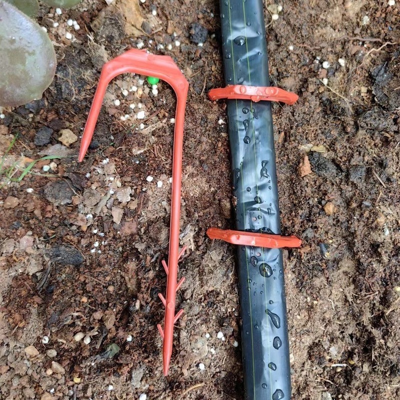 【綠美滴灌噴灌降溫工程】3010~15厘米15釐米防風叉固定器-細節圖2