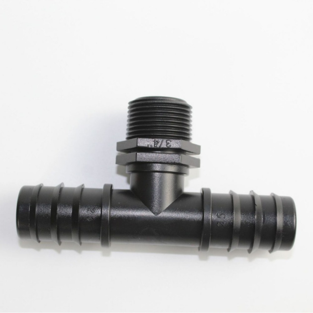 【綠美滴灌噴灌降溫工程】2910~25PE管6分外牙三通-細節圖3