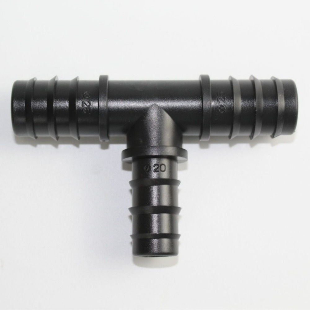 【綠美滴灌噴灌降溫工程】2805~25PE管轉20PE管異徑三通-細節圖3