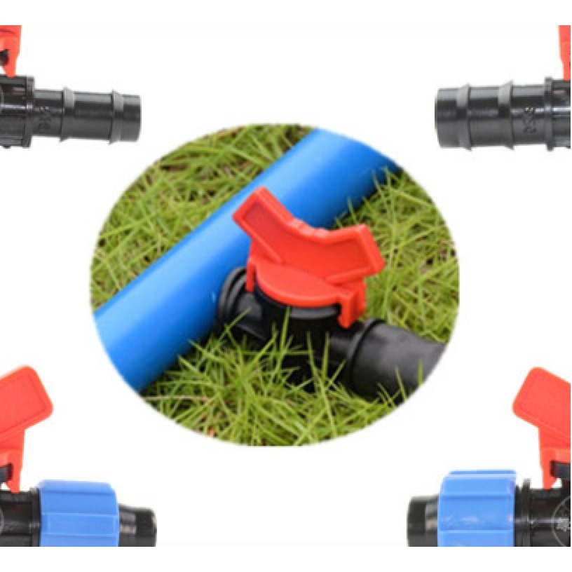 【綠美滴灌噴灌降溫工程】2507~16PE管旁通閥門帶T型膠墊 承插開關 PVCPE管鑽孔16mm【保證正廠部品】-細節圖2